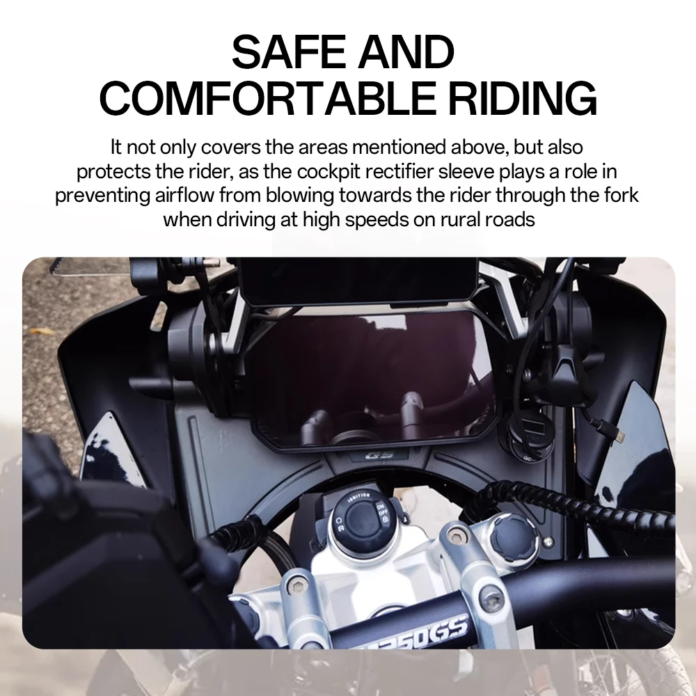 Подходит для BMW 1250 1200 R1250GS R 1250 GS Adventure R1200GS LC ADV, обтекатель кабины, дефлектор ветра с восходящим потоком, аксессуары для мотоциклов (art.: 3920cd90ff74a) - 3920cd90ff74a