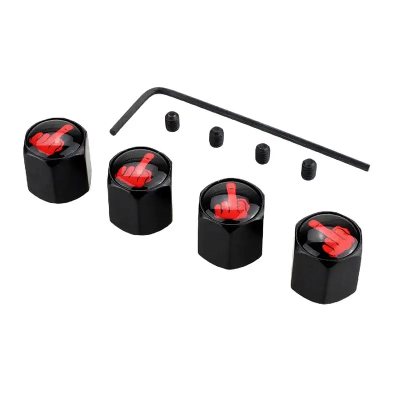 

4pcs Anti-theft Car Wheel Tire ValveS Stem Air Cover Caps Auto Accessories For Bmw Nissan Vw