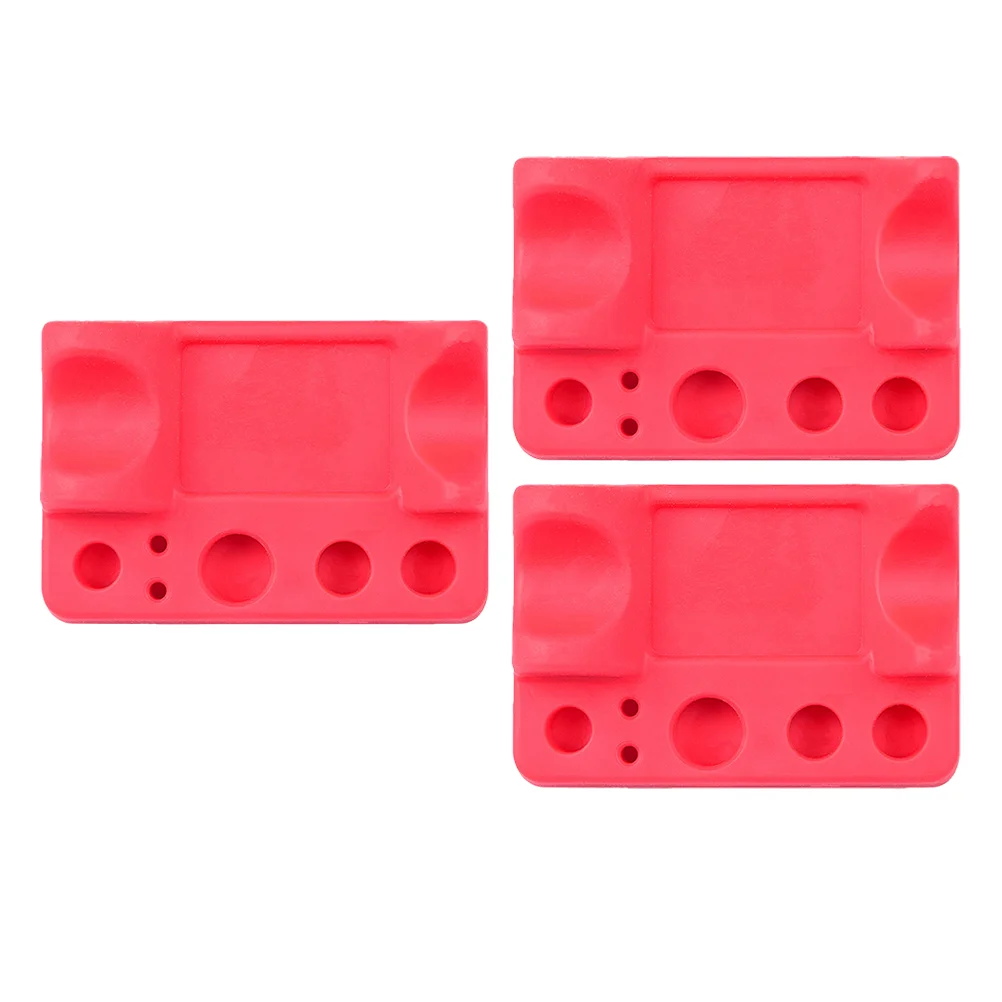 

3pcs Flexible Silicone Multi-use Machine Stand Pigment Rack Supplies
