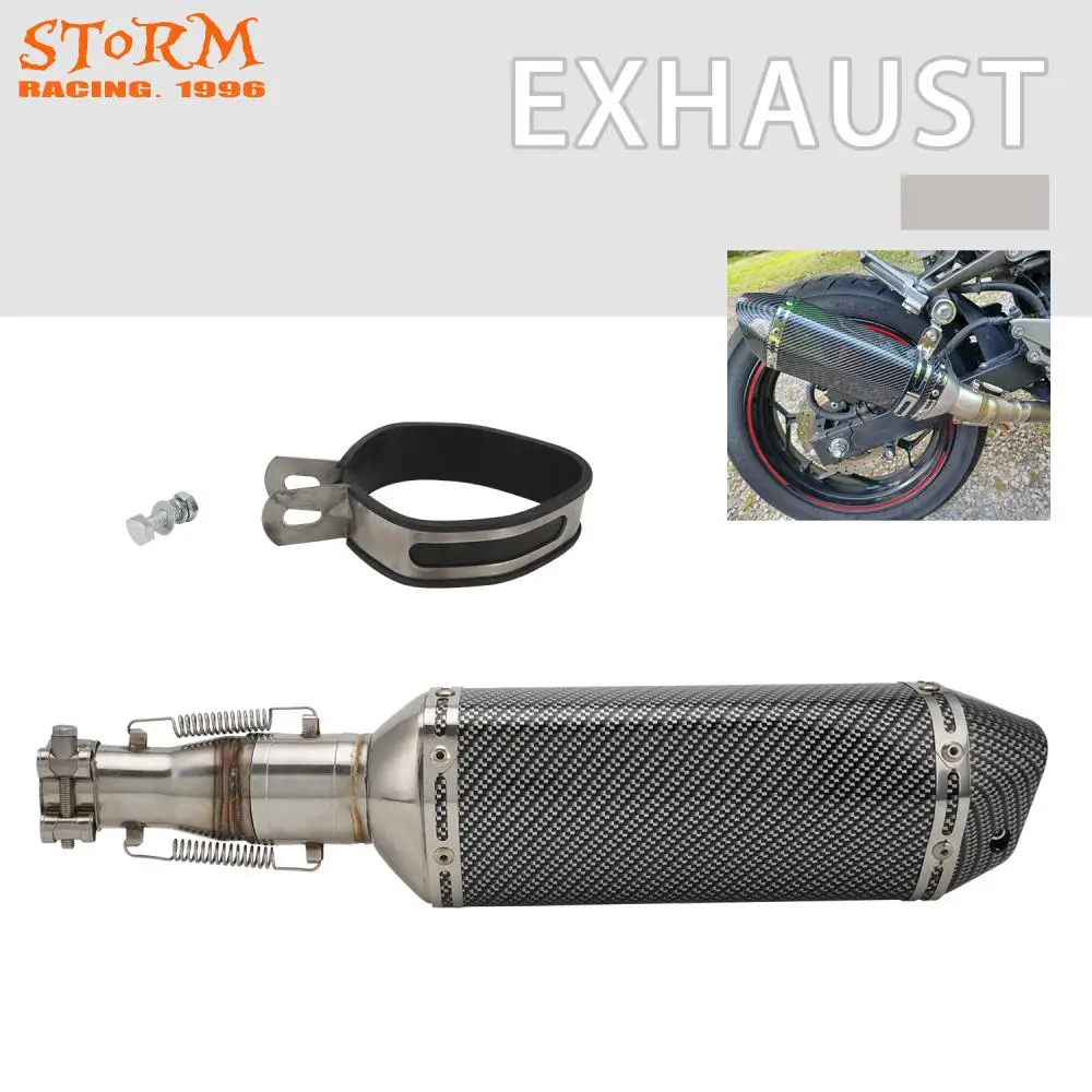 

Motorcycle Exhaust System MidPipe SlipOn Muffler with DB Killer For Kawasaki Ninja 250 300 Ninja250 Ninja300 2008 2009 2010-2017