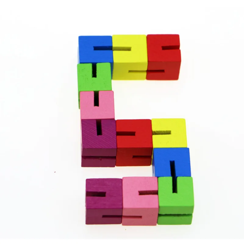 

Деревянный кубик-конструктор, трансформирующая игрушка для снятия стресса, умные моторики, сенсорное развитие, рождественские подарки