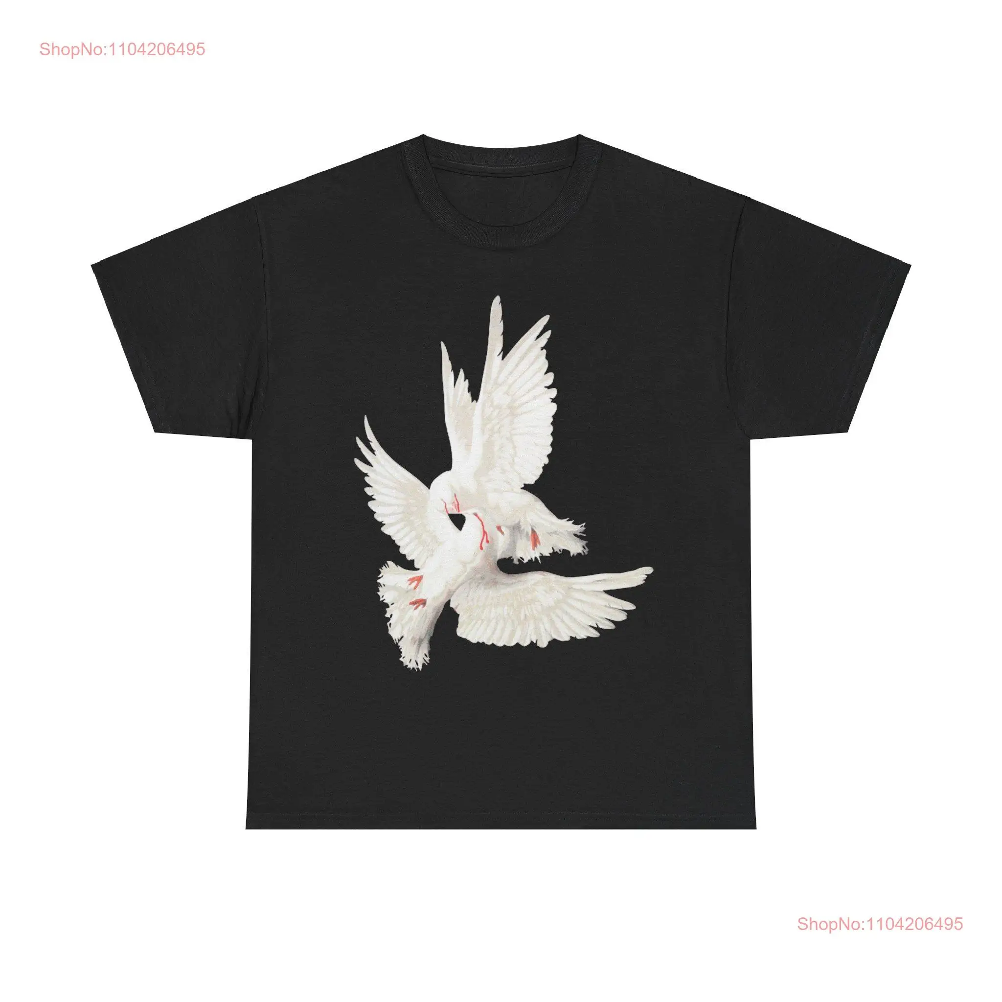 Футболка Goth Money Records Crying Doves с длинными или короткими рукавами