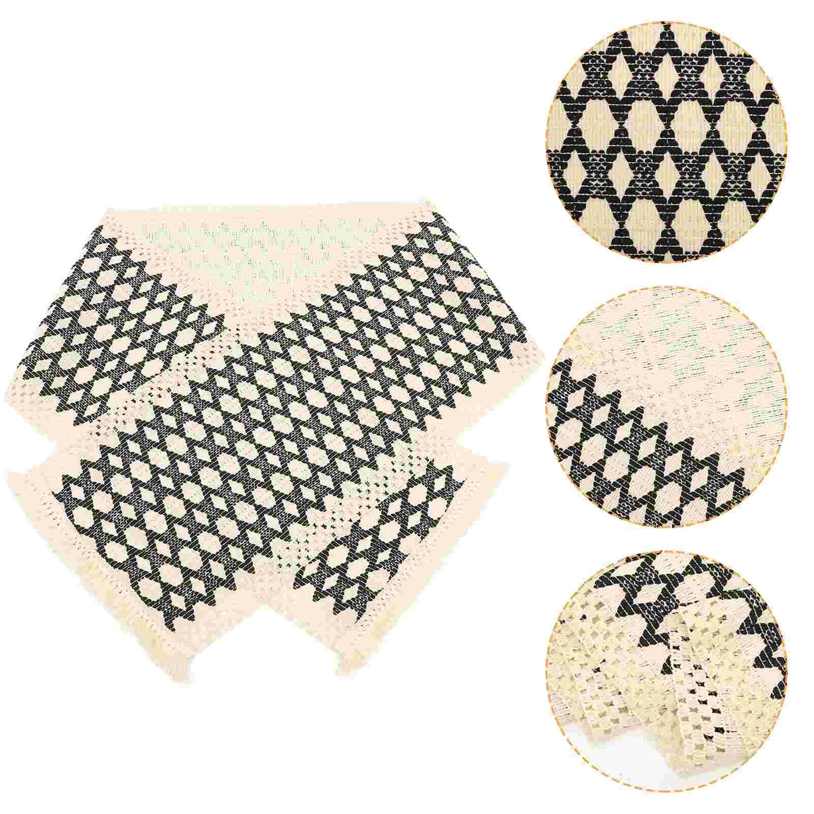 

Table Runner Tablecloth Cover Tassel Party Macrame Runners Creative Wedding Dining Cloth Decor Room Kitchen Covers Household