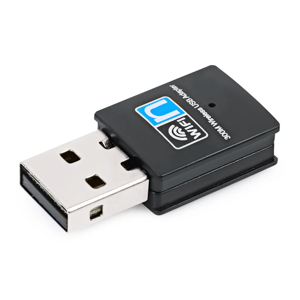 USB мини Wi-Fi адаптер 2 4 ГГц WiFi ключ 300 м сетевая карта Ethernet USB2.0 Wifi приемник для