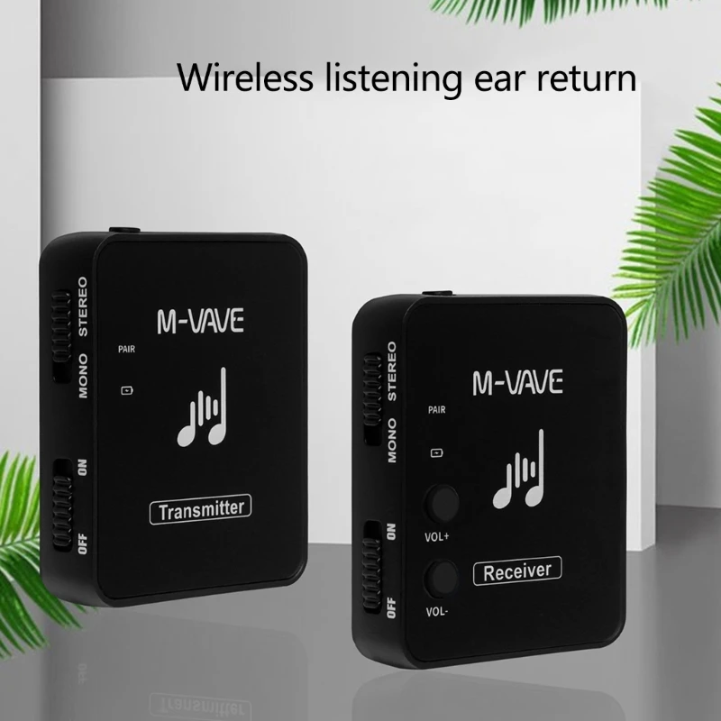 

Rechargeable Transmitter Receiver Streaming System Musical Record Cuvaves WP-10