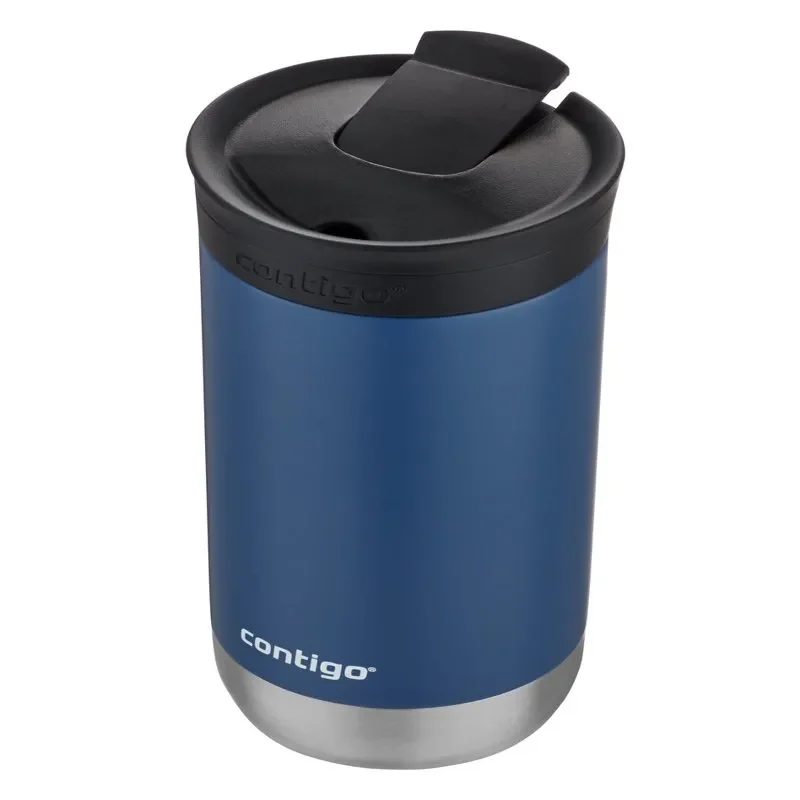 

Perfect Deluxe 16 fl oz SNAPSEAL Lid Blue Stainless Steel 2.0 Travel Mug - Ideal for Your Busy On-The-Go Lifestyle!