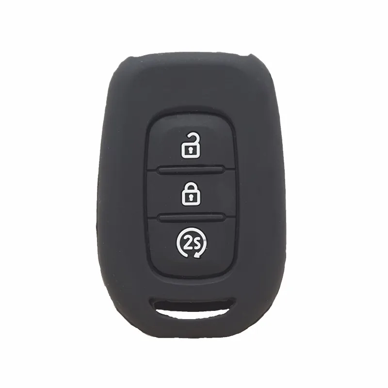 

Cocolockey силиконовый чехол для автомобильного ключа, чехол для Renault Duster, 3 кнопки дистанционного управления, протектор ключа, автозапчасти, автомобильные аксессуары