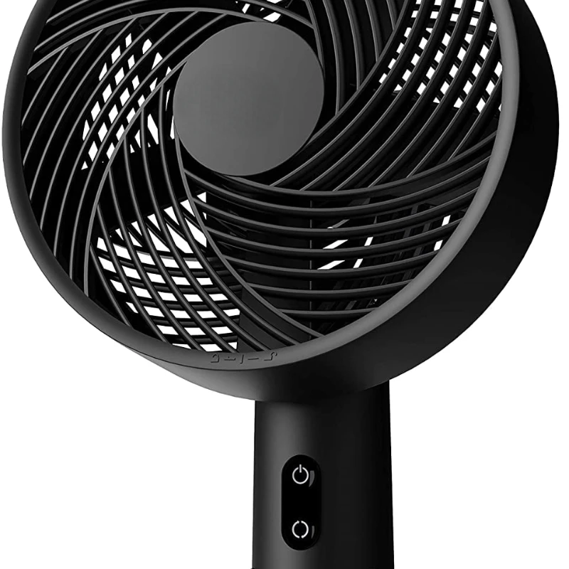 

10 Oscillating Desktop Fan, 3 Speed Settings, Small, Black