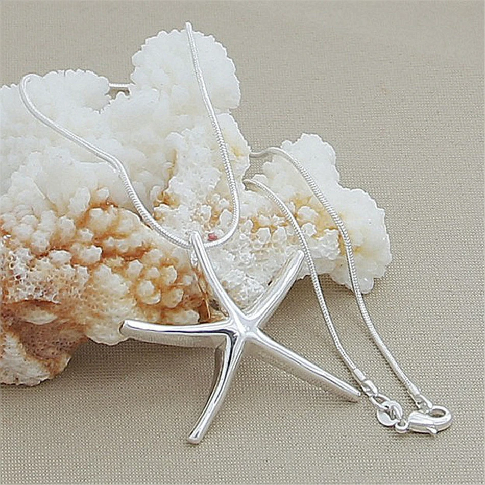 Оптовая продажа размер 40-75 см стерлинговое серебро 925 пробы подвески ожерелье