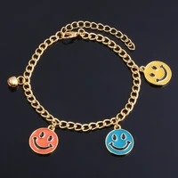 new listing retro smiley bracelet creative various smiley bracelets suitable for ladies girls fashion birthday gift jewelry