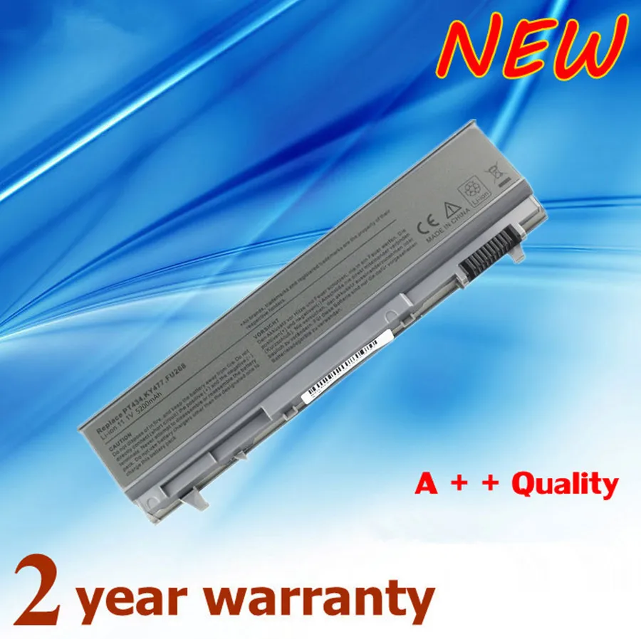 E6400 Аккумулятор для ноутбука Dell 451-10583 451-10584 4P887 C719R DFNCH FU571 KY265 KY477 NM631 PT434 R822G U844G W0X4F