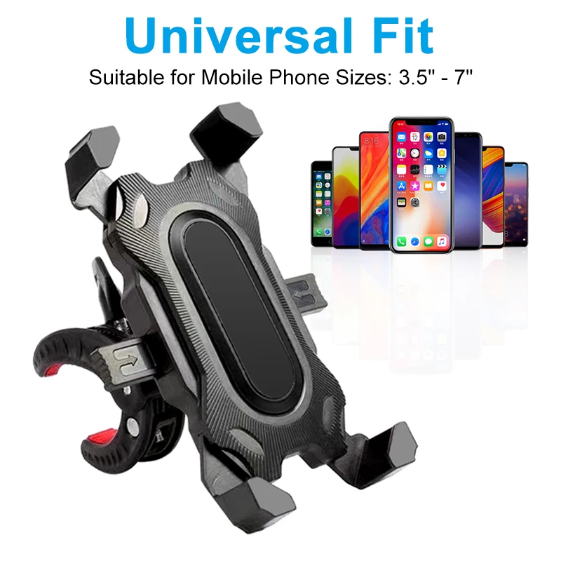 

Bike Phone Holder Universal Bicycle Mobile Phone Handlebar Stand Motorcycle Support Mount For iPhone Samsung Xiaomi Huawei