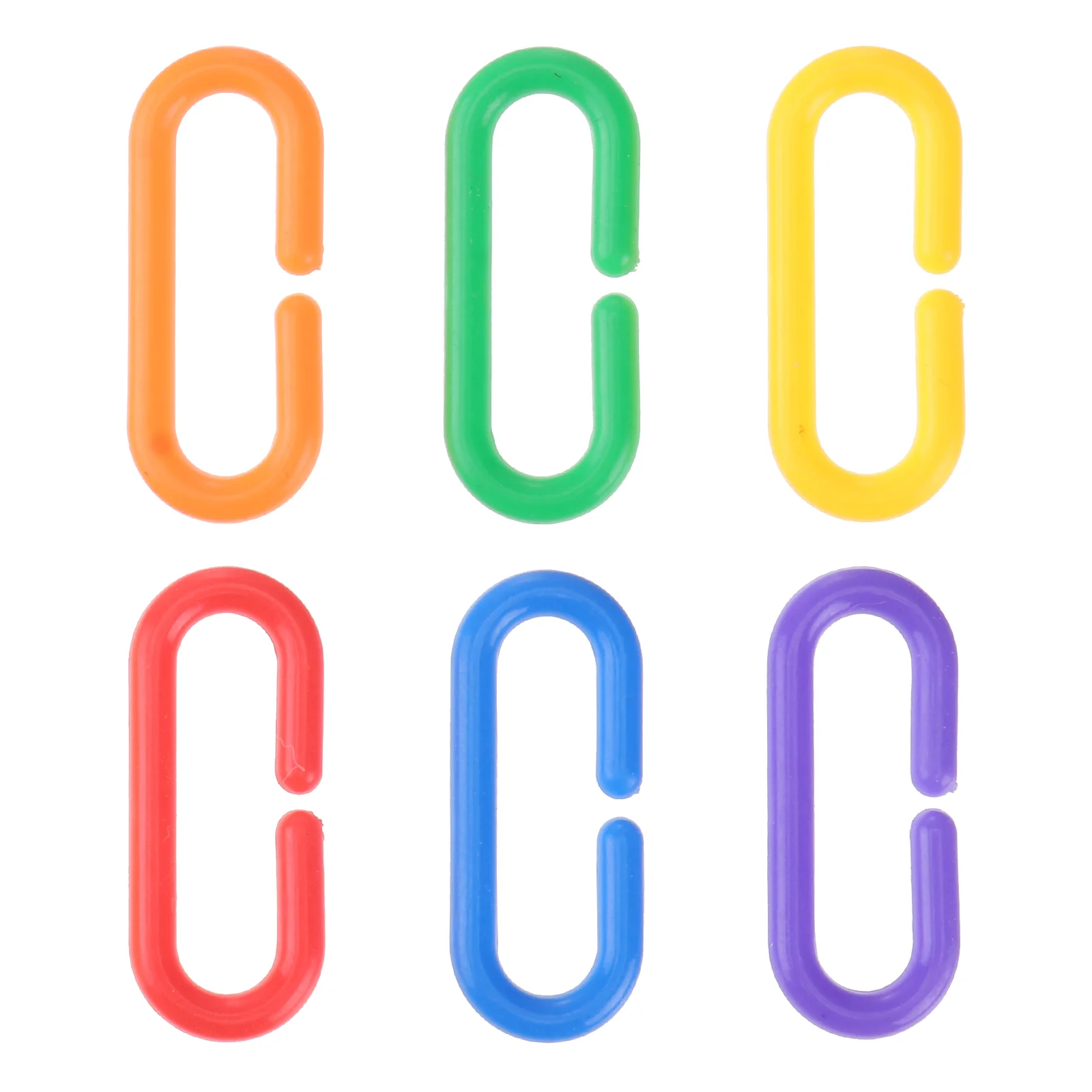 

100Pcs C-clips C- Clips Hooks Parrot C- Links Bird Parrot C- Clips Chain Links Chain Links C- Links