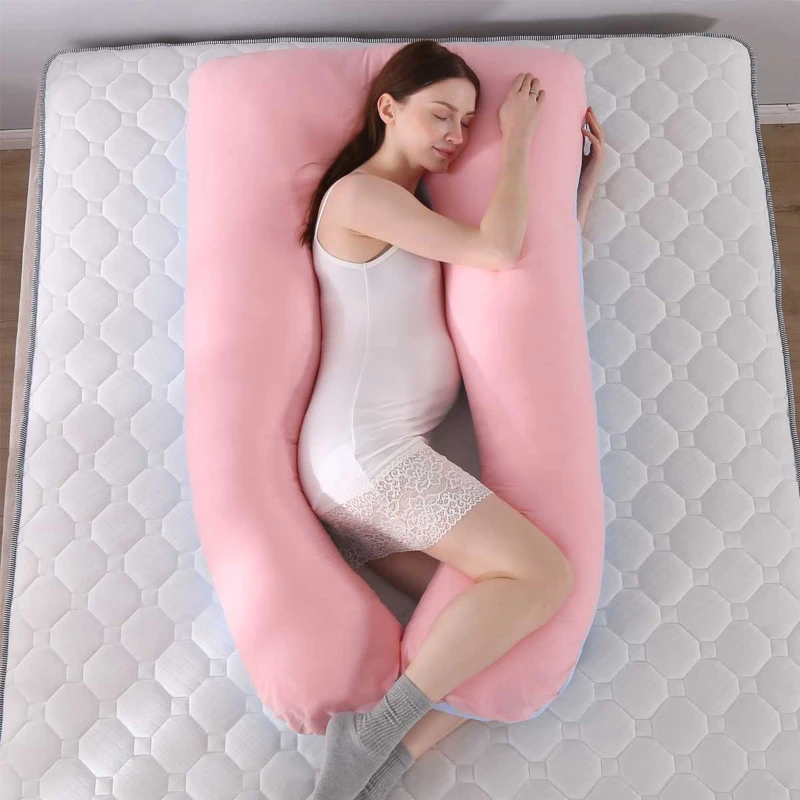 U Type Full Body Giant Maternity Pillow Maternity Pillow Maternity Pillow Comfortable Soft Cushion Sleep Body Prenatal Supplies