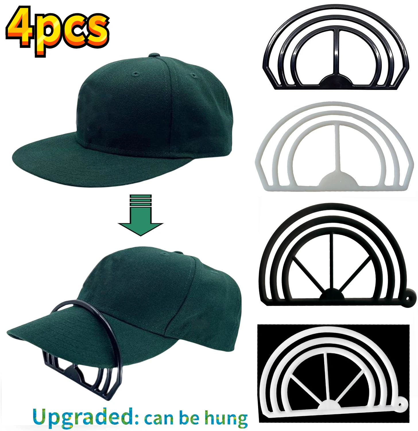 

Hat Bill Bender Shaper Curving Tool for Perfect Brim Curves Easy To Use No Steaming Fits Up to 8" Brim for All Type Caps