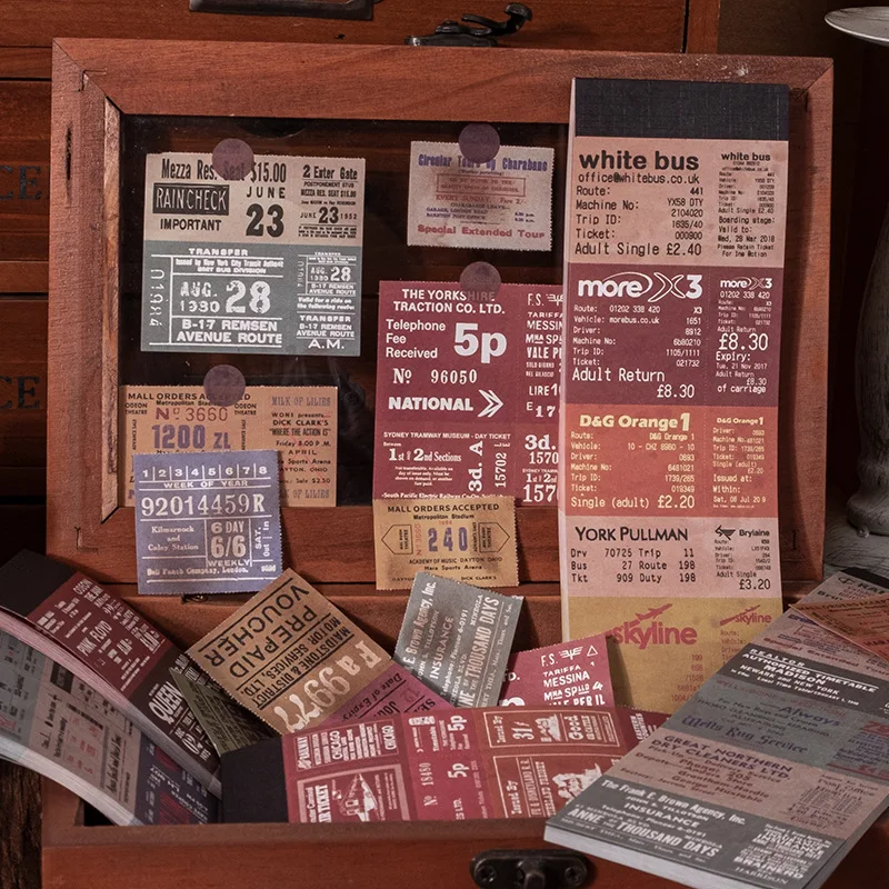 

20 компл./Лот, блокноты для записей, материал, бумага, билет, Променад, скрапбукинг, открытки, нежелательный журнал, ретро, декоративная бумага для фона