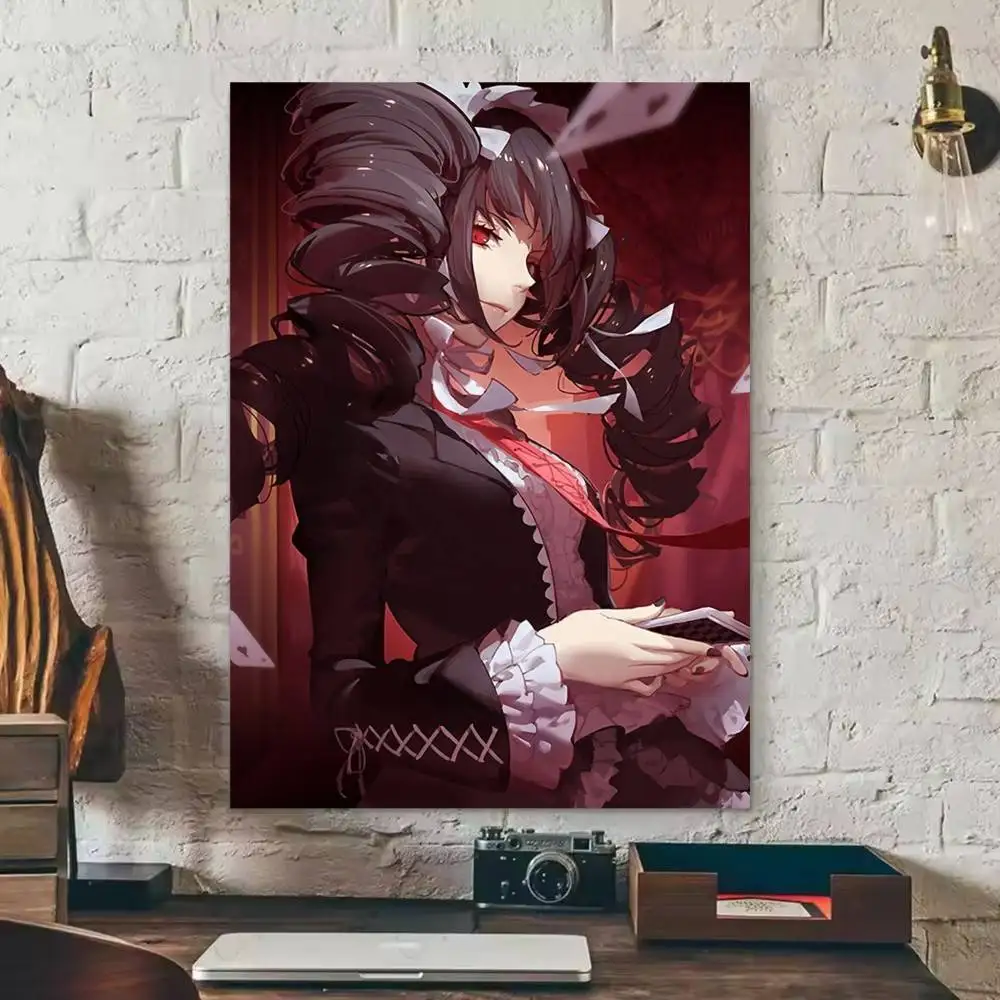 Фото Постер Celestia Ludenburg Danganronpa, водонепроницаемая HD-наклейка на стену, самоклеящаяся, с принтом №3