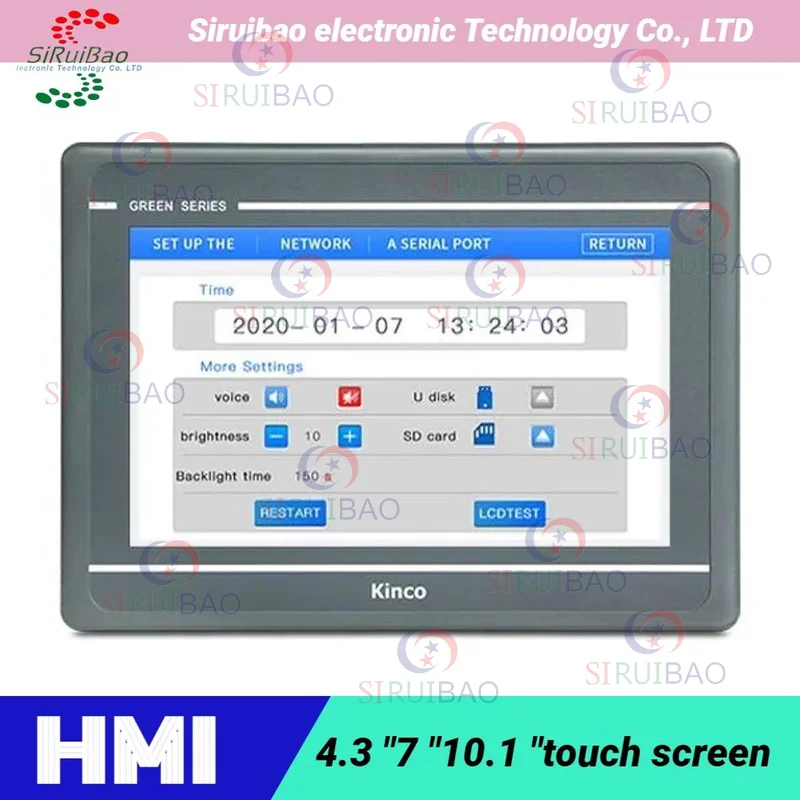 

Hmi Сенсорный экран Kinco Gl100 Gl100e 10 дюймов Ethernet Usb хост Hmi Сенсорный экран Cnc плата контроллер Cnc токарный контроллер