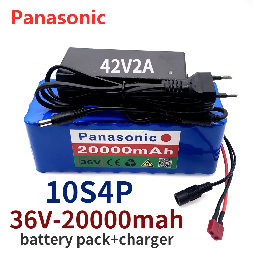 

Оригинальный аккумулятор Panasonic 36 В 10s4p 20 Ач 36 В 18650 аккумулятор 500 Вт 42 в 20000 мАч Электрический велосипед BMS + зарядное устройство