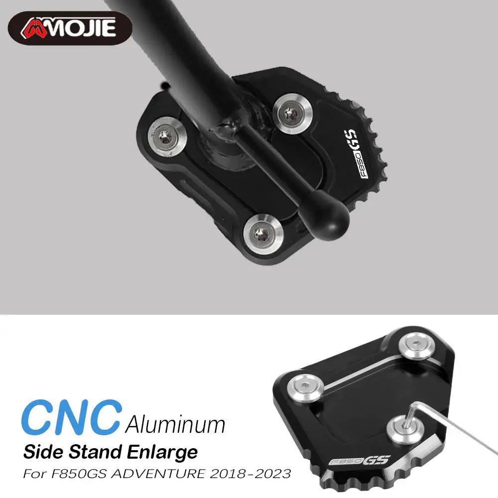 

F850GS Motorcycle Kickstand Side Stand Enlarge Support Pad For BMW F 850 GS ADVENTURE F850 GS ADV 2018 2019 2020 2021 2022 2023