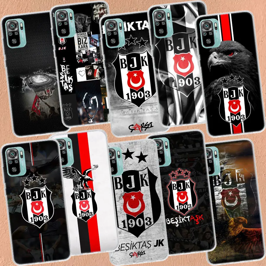 Модный чехол для телефона Besiktas BJK Redmi Note 14+ 13 Pro Plus 5G 12 12C 10 9 8 7 10A 10C 9A 9C 9T 8A 7A K60 K70 Cover Capa