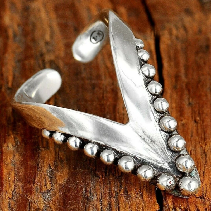 

Fashion Jewelry Retro Triangle Bohemian Ring Woman Couples Gifts Women's Jewelry Kids Jewellery for Girls Rings for Women