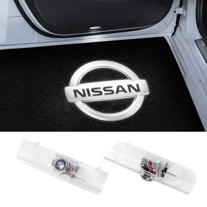 2 шт. автомобильный светодиодный логотип дверной проектор лампа приветствия для