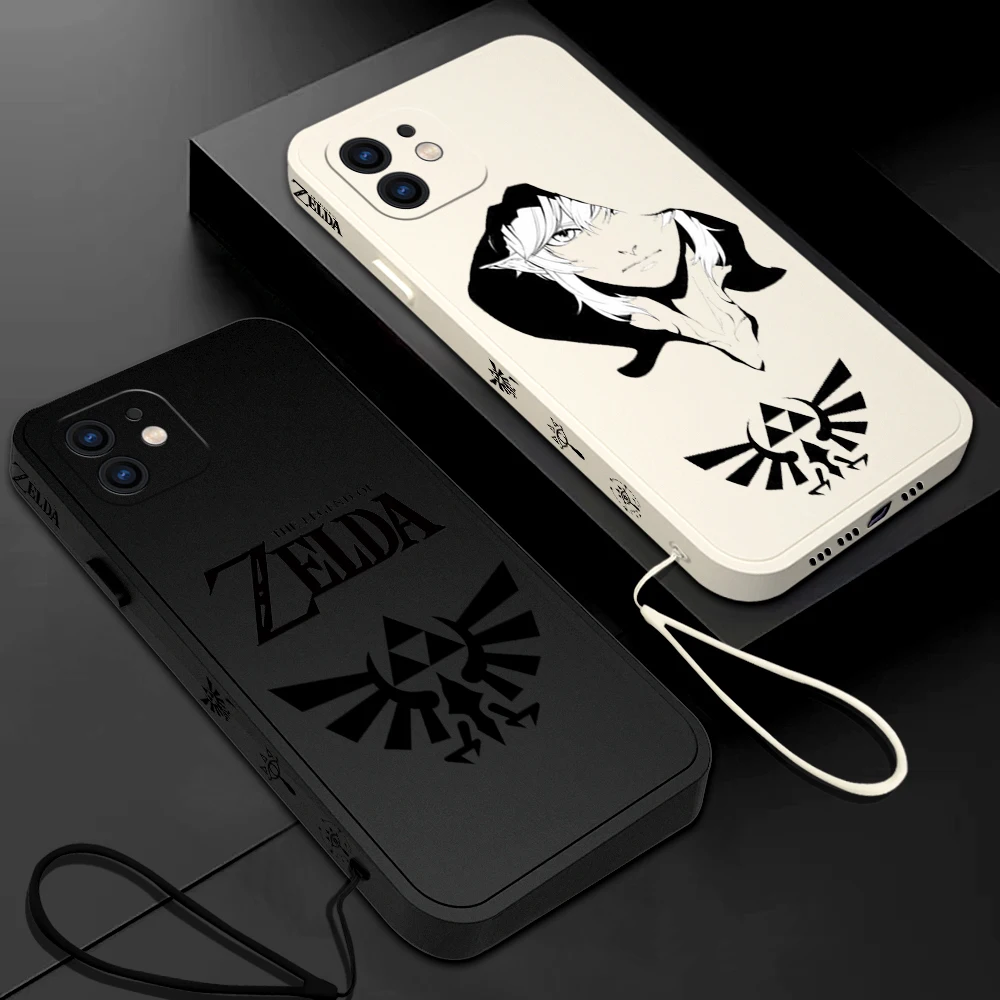 

New The Legends of Zeldas Game Phone Case for Samsung Galaxy S23 S22 S21 S20 Ultra Plus S10 4G S9 Note Plus with Lanyard Cover