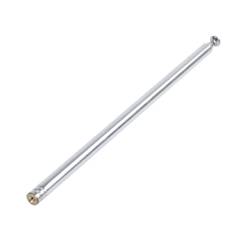 

10Pcs 96Cm Length 7 Section Telescoping Stainless Steel AM FM Radio TV Antenna