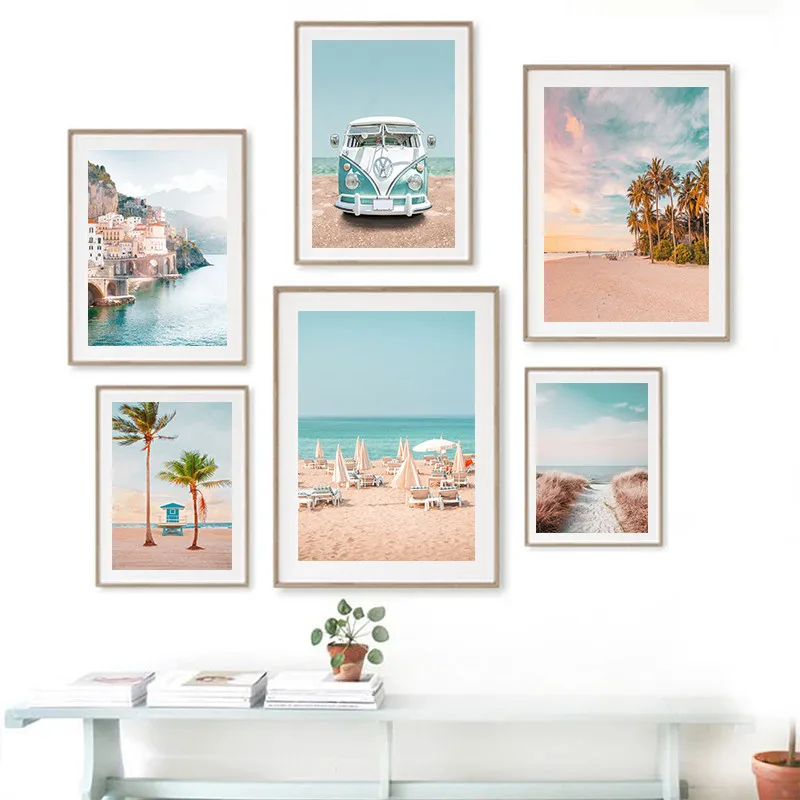 Пляжное Кресло доска для серфинга морская звезда рисунок фургона художественный