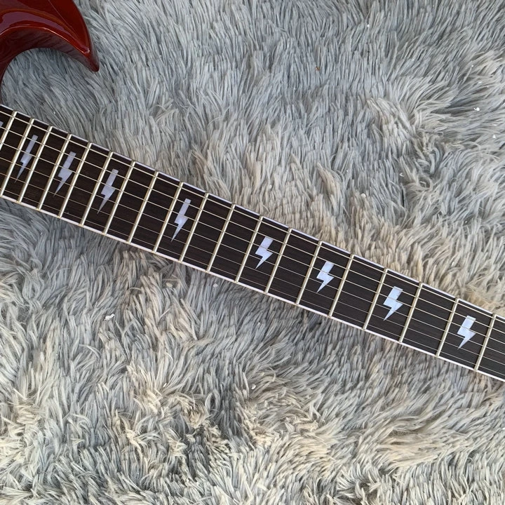 В наличии Китайская OEM-заводская модель SG G400 Красная 6-струнная электрогитара