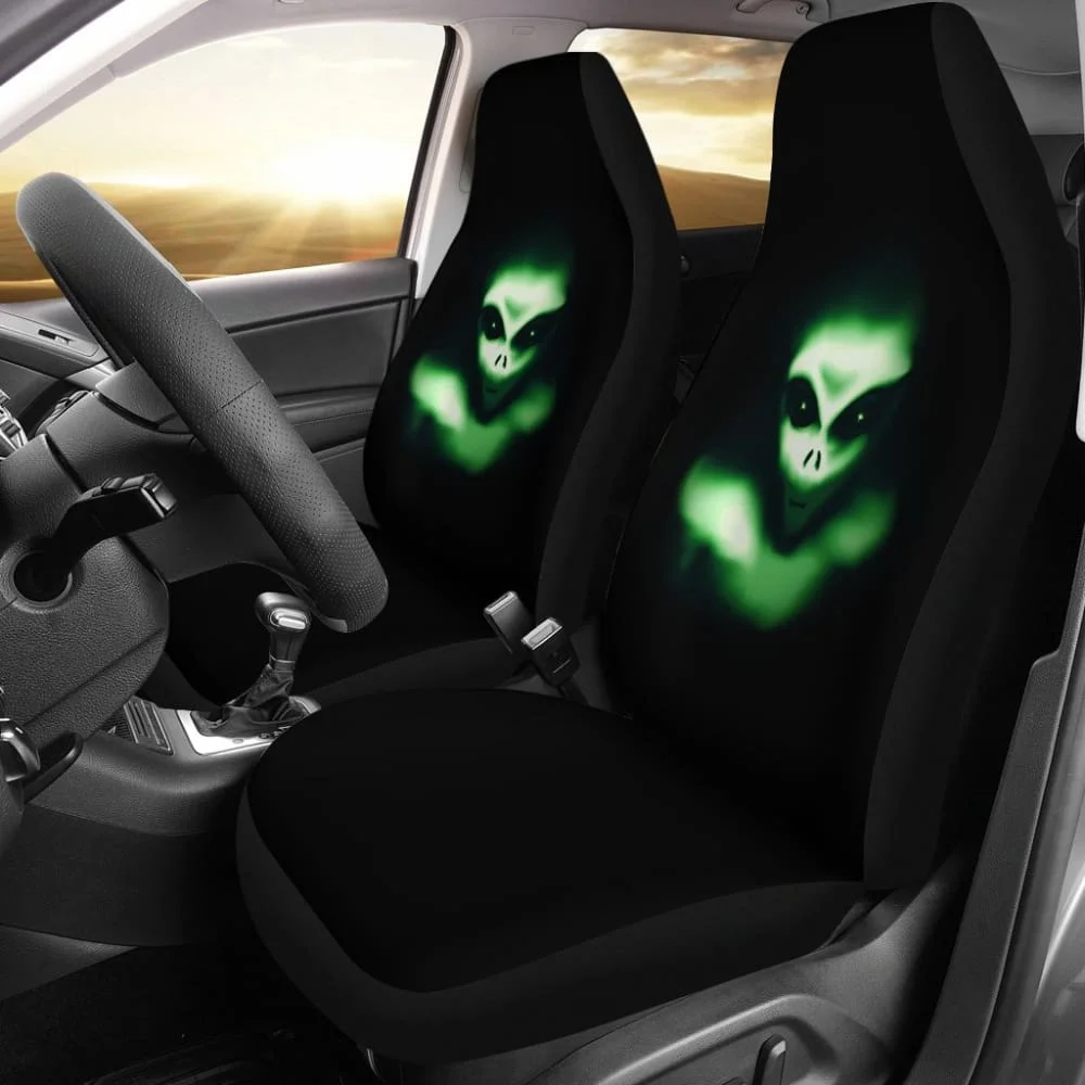 

Alien Is Watching You Closely Car Seat Covers 212304,Pack of 2 Universal Front Seat Protective Cover