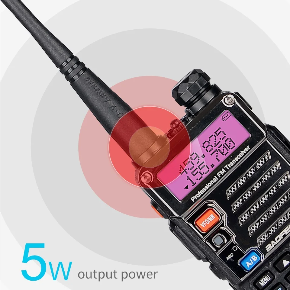 Baofeng UV-5R Updated UV-5RE Professional Walkie Talkie Long Range for Trucker VHF UHF Dual Band Two Way Ham Radio Transceiver