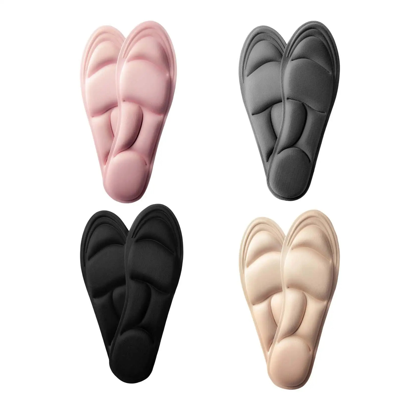 

Вставки для обуви 5D, подушечки для поддержки плоскостопия, массажные подошвенные амортизирующие вставки для бега, занятий спортом, прогуло...