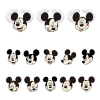 disney mickey mouse avatar pattern personality creative design cartoon ring acrylic ring holiday epoxy ring