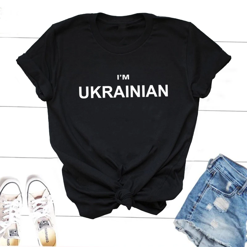 

Ukraine Lover Women T-Shirt 3D Letter Printed Tees Fashion Summer Short Sleeve Oversized Leisure Pullover Designer Girl Tops 6XL