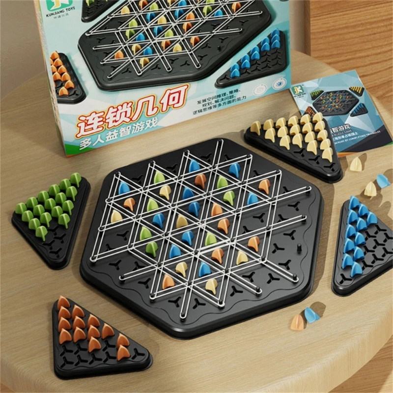 Настольная игра Triggle 25UC образовательная игрушечная цепочка треугольная