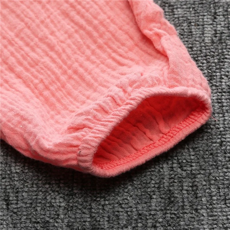 Children's Clothing Spring Summer Boys Girls Korean Anti-mosquito Cotton Linen Wrinkled Yarn Bloomers Baby Pants Dropshipping images - 6