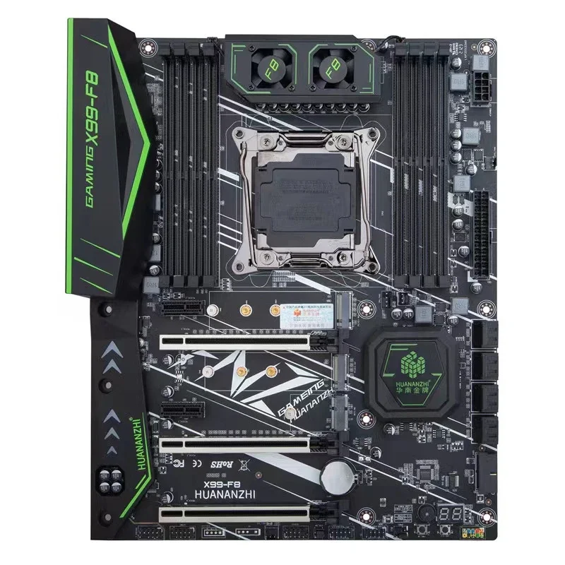 Материнская плата HUANANZHI X99 F8 с комбинированным комплектом DDR4 Desktop E5 2678v3/E5 2680v3 LGA2011
