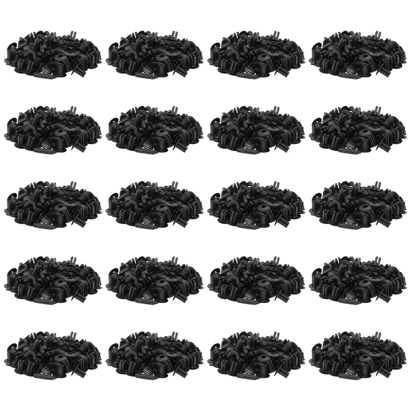 

1000X Plastic Rivet Bike Fairing Trim Panel Fastener Clips 6Mm For Honda Yamaha Black