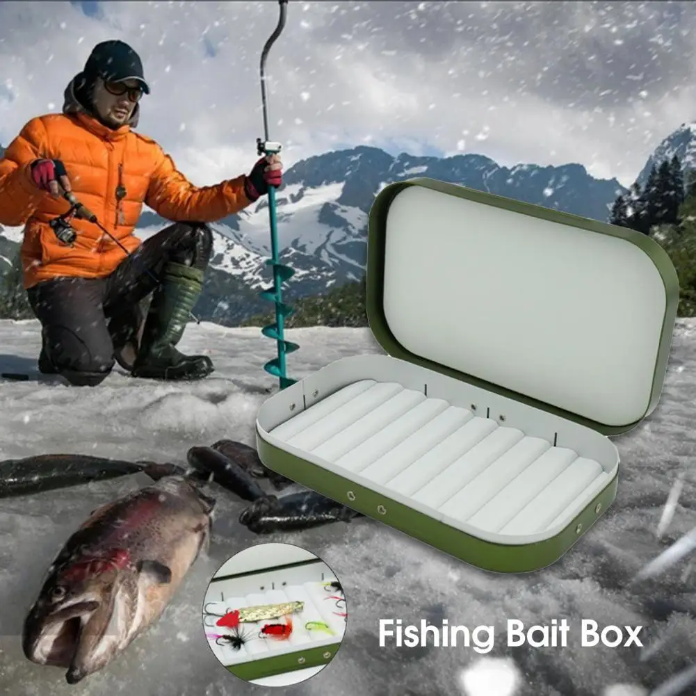 

Lure Hook Box Durable Aluminum Alloy Sturdy Widely Used Lure Case Fishing Equipment Hook Box Fishing Tackle Box