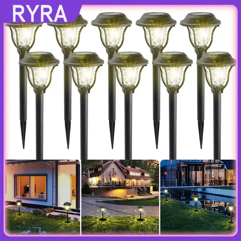 

Solar Outdoor Lawn Lamp Waterproof Shine Light Villa Landscape Light Solar Powered Small Night Lamp For Yard Backyard Lawn Patio