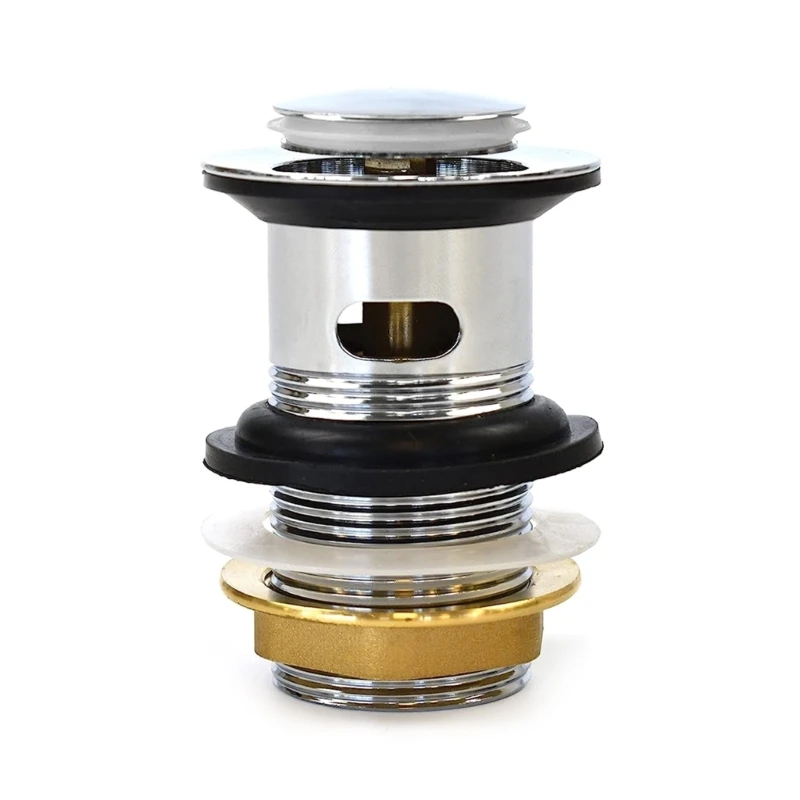 

L69A Basin Waste Brass PopUp Sink Basin Plug Standard 11/4"BSP Connection