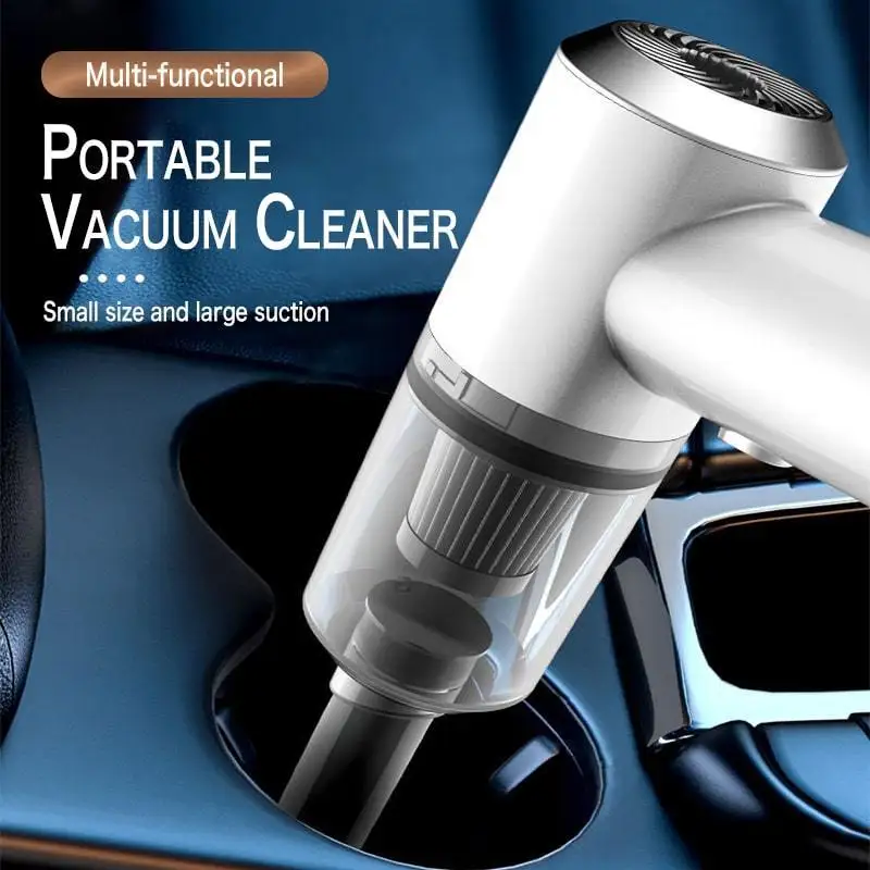 

Multi-Functional Portable Vacuum Cleaner Powerful Cyclone Suction Rechargeable Car Vacuum Cleaner Handheld Auto For Car Home Pet