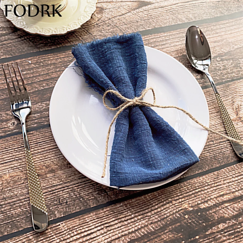Салфетка сервировочная для тарелок столовые приборы из ткани салфетки украшения