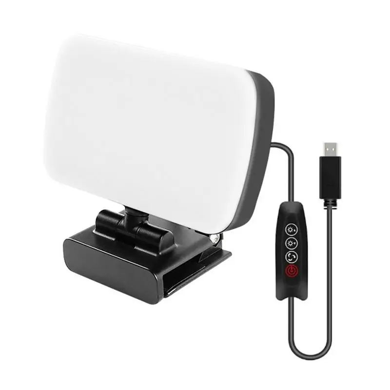 

7W Video Light Clip Mini LED Camera Light LED Panel Lamp Photo Adjustable Video Fill Lighting For Youtube Tik To Live Streaming