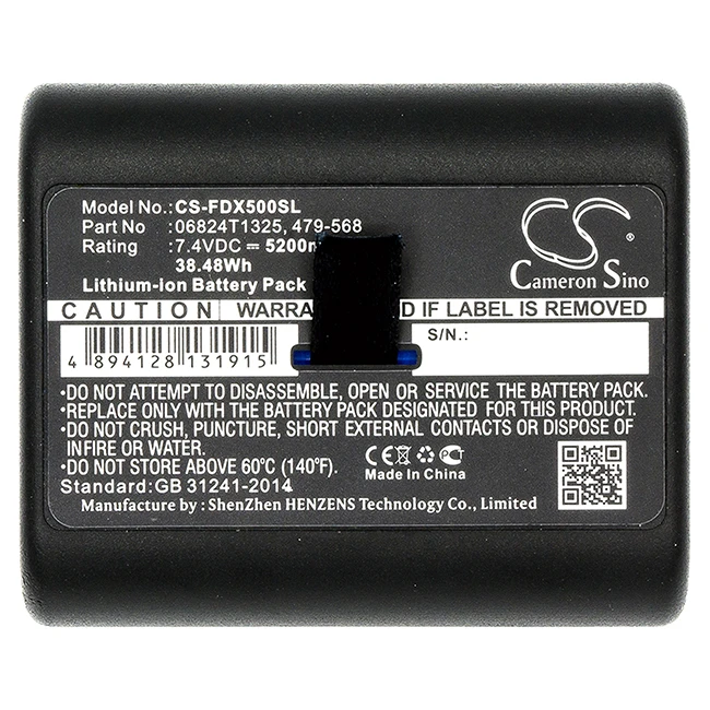 

Cameron Sino 5200mAh Battery For NetScout OneTouch AT platform OneTouch AT Network Assistant