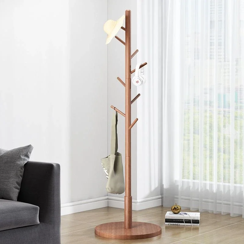 Входная вешалка для одежды деревянная съемная угловая спальни минималистичная