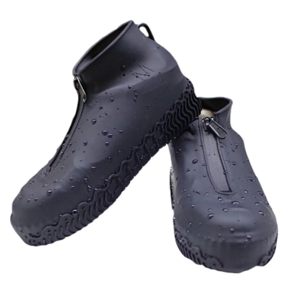 

1Pair Ultra Elastic Silicone Shoe Cover WaterProof Reusable Rain Shoe Covers Protector Unisex Non-Slip Rainproof Suit Rain Coat