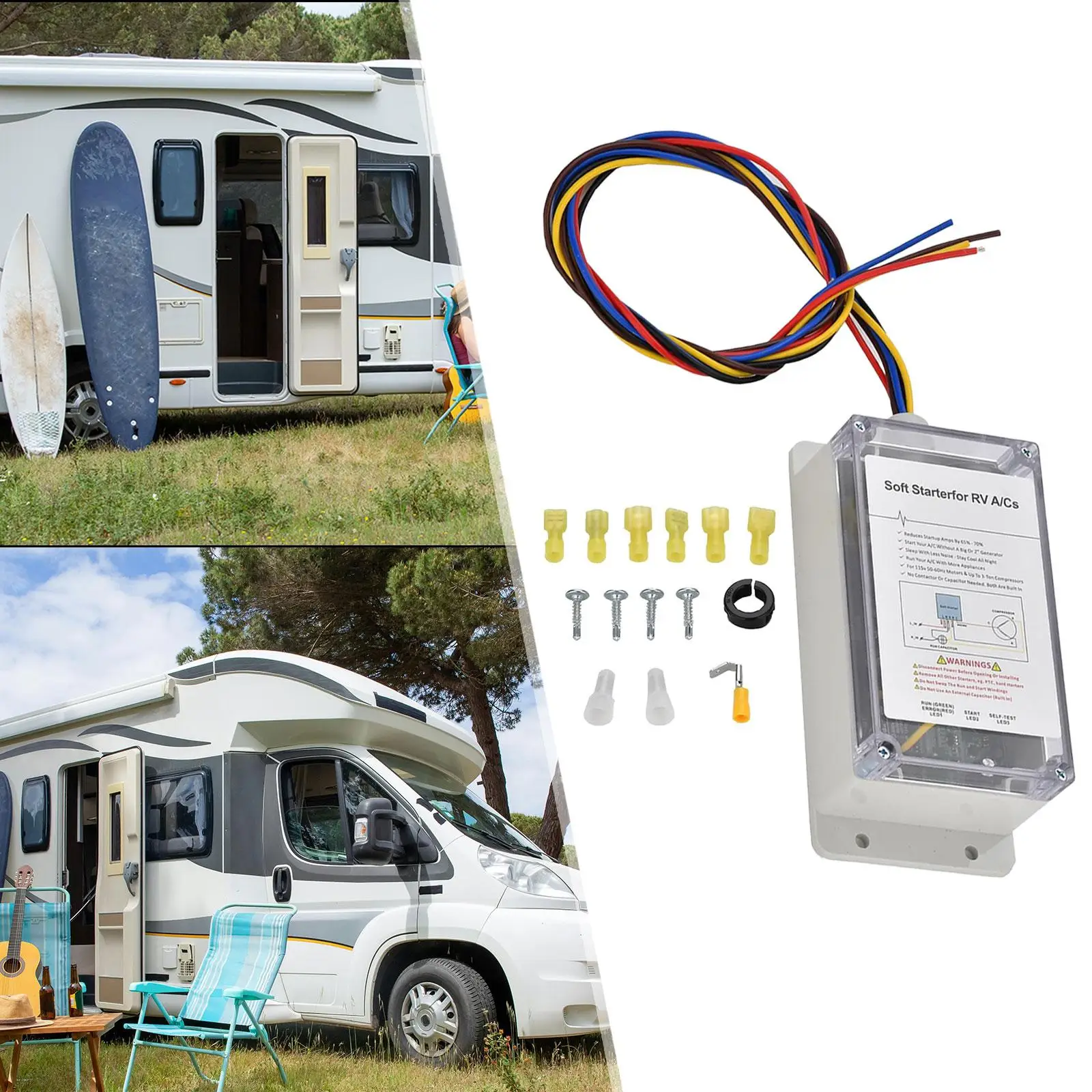 Универсальный комплект плавного пуска кондиционера RV AC Комплект обслуживания